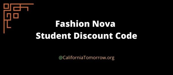 Fashion Nova Student Discount A Comprehensive Analysis